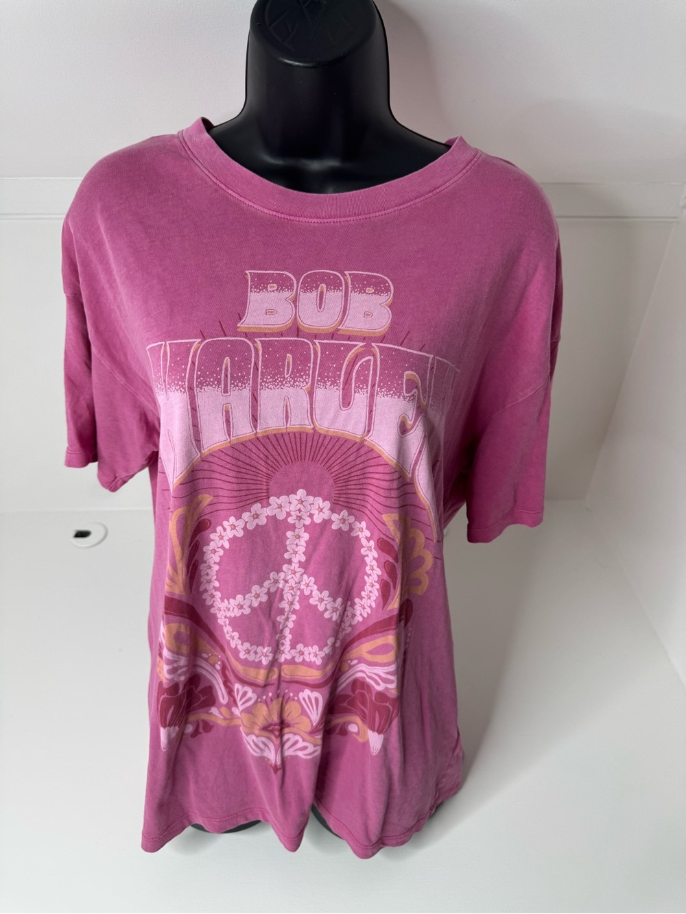 American Eagle Outfitters Pink AE Band Tee